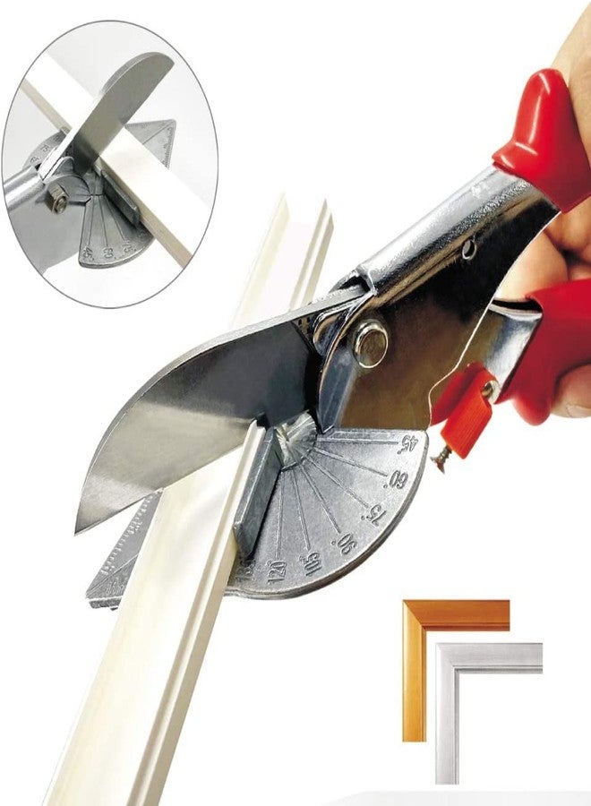 uptodateproducts مقص زاوية من UpTodateProducts، أداة قطع دائرية مع كتلة زاوية قابلة للتعديل من 45 إلى 135 درجة لقطع دقيق للزوايا في البلاستيك والمطاط والخشب والقوالب الزخرفية والبولي فينيل كلوريد وحواف البلاط والزخارف. - Image 2